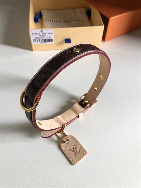 fake louis vuitton cat collar|Louis Vuitton pet collar.